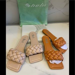 2 Pairs For $18 ! Shein Sandals